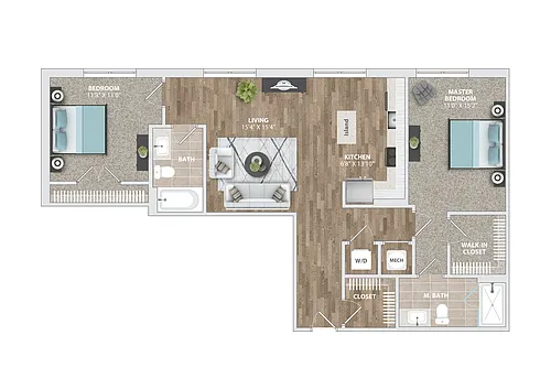 Floor plan B15B