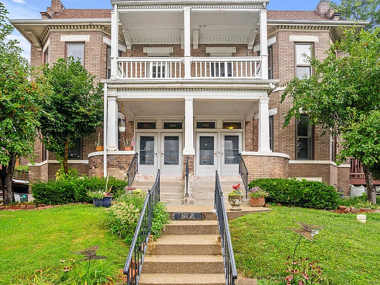 Front of the house and entrance door