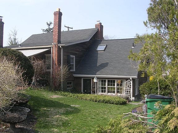 Rear of house