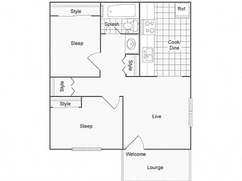 Floor plan Willow