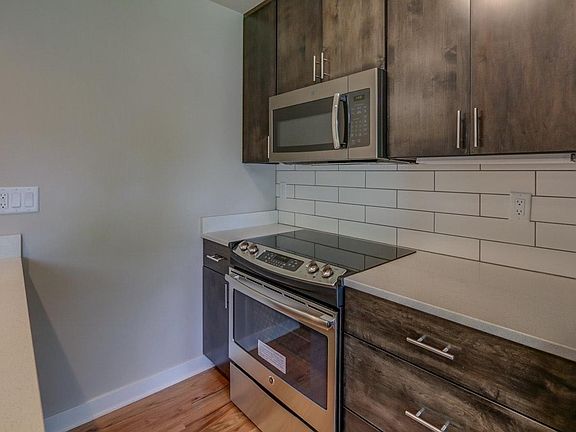 Subway tile backsplash