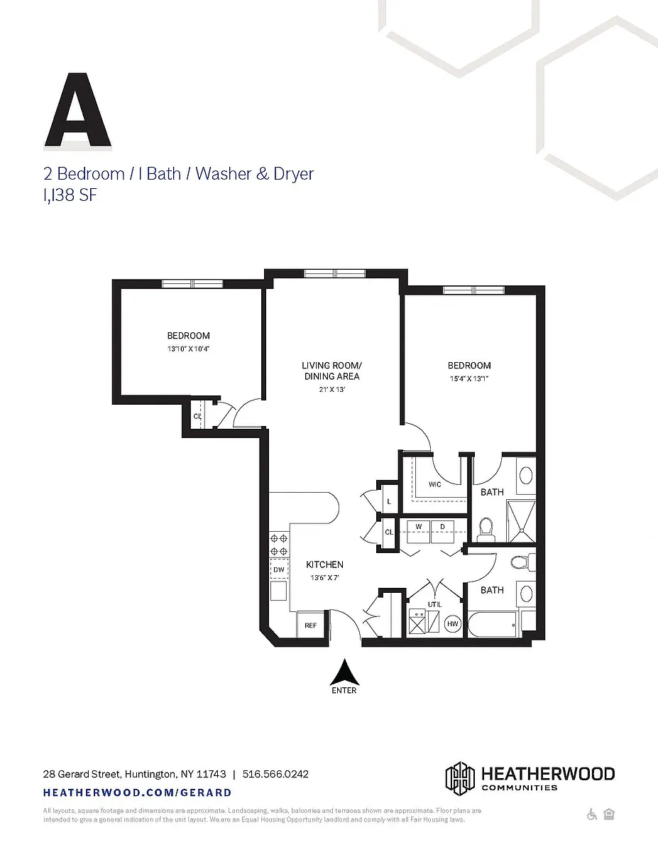 Floor plan Unit A and G