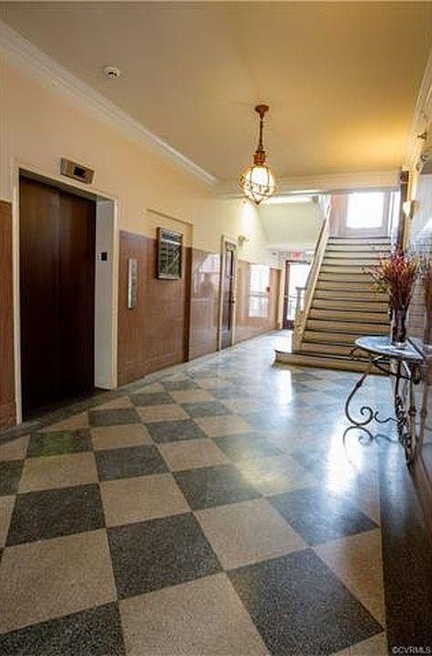 Lobby View 2. Elevator on the Left