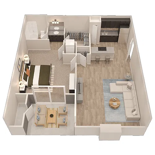 Floor plan Trailside Cameron