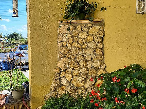 Stone planter or possible waterfall