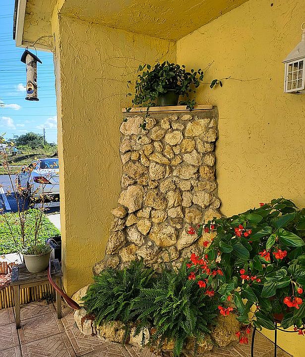 Stone planter or possible waterfall