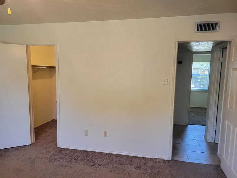 Master with walk-in closet.
