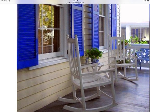 Front porch of Conch House.