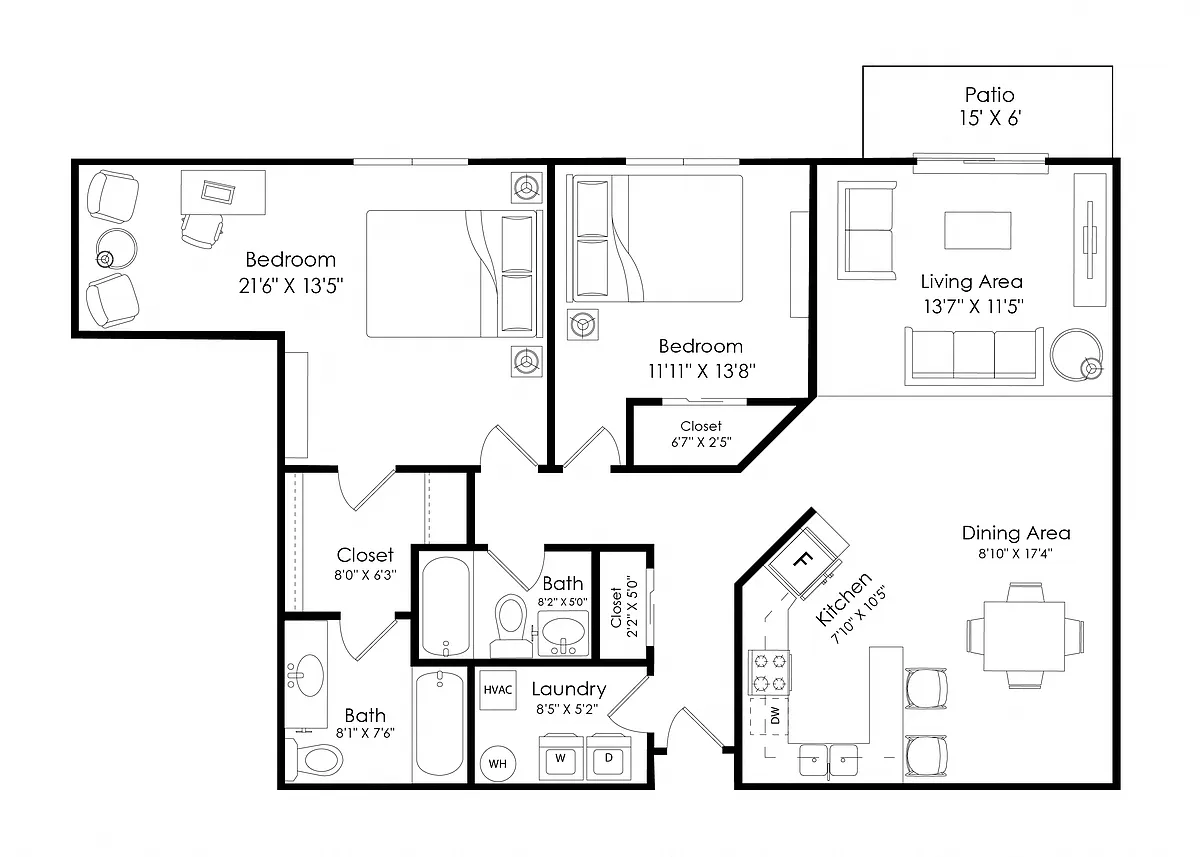 Floor plan B2R