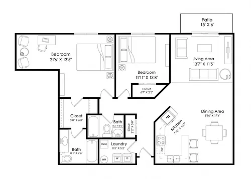 Floor plan B2R