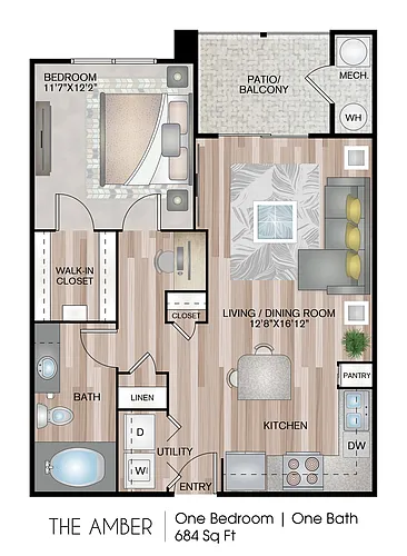 Floor plan The Amber