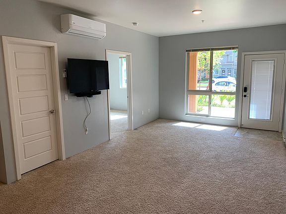 Living Room - View of Front Window and office rm