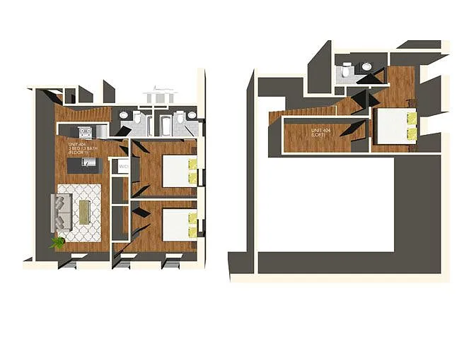 Floor plan Garbers Gables 404