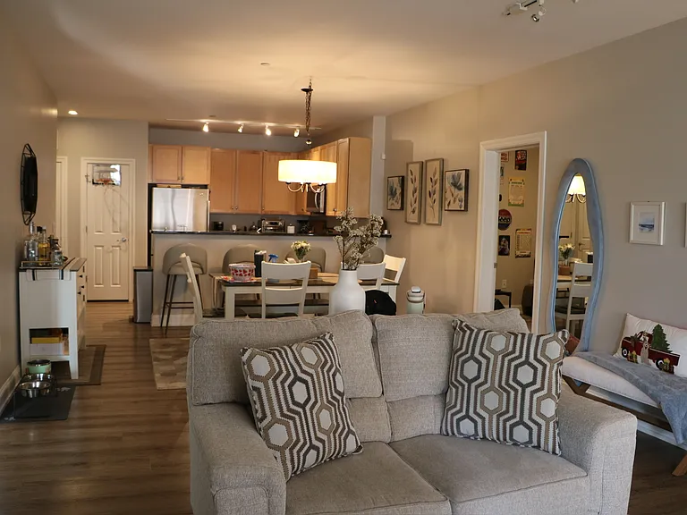 Effortless flow from living to kitchen