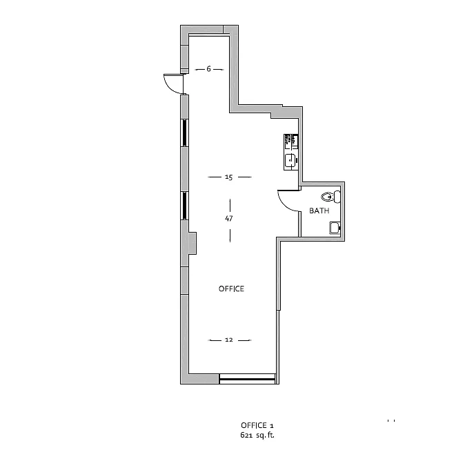 Floor plan OFFICE SPACE