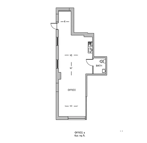 Floor plan OFFICE SPACE