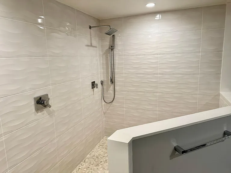 Master shower