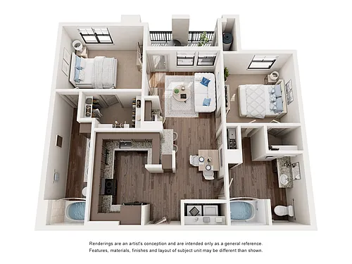 Floor plan B2(HC)-Mkt