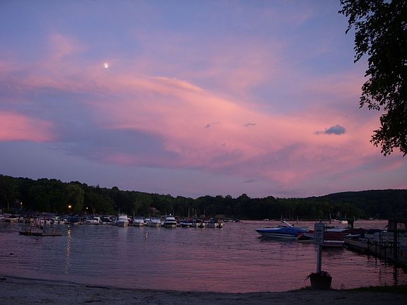 Sunset at Candlewood Acres Beach