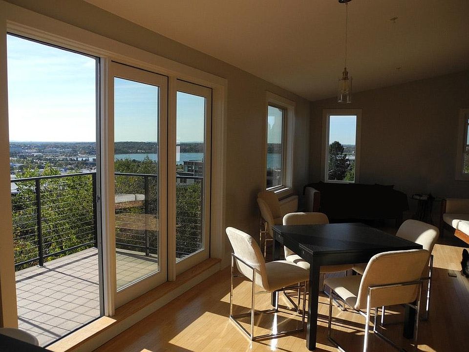 Expansive views from inside and the deck.