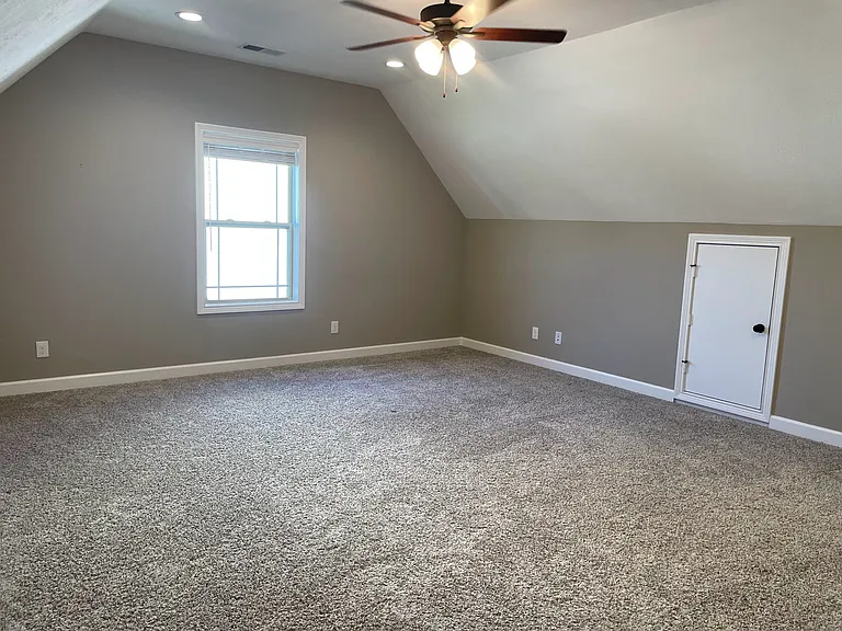 Bonus Room with extra storage space.