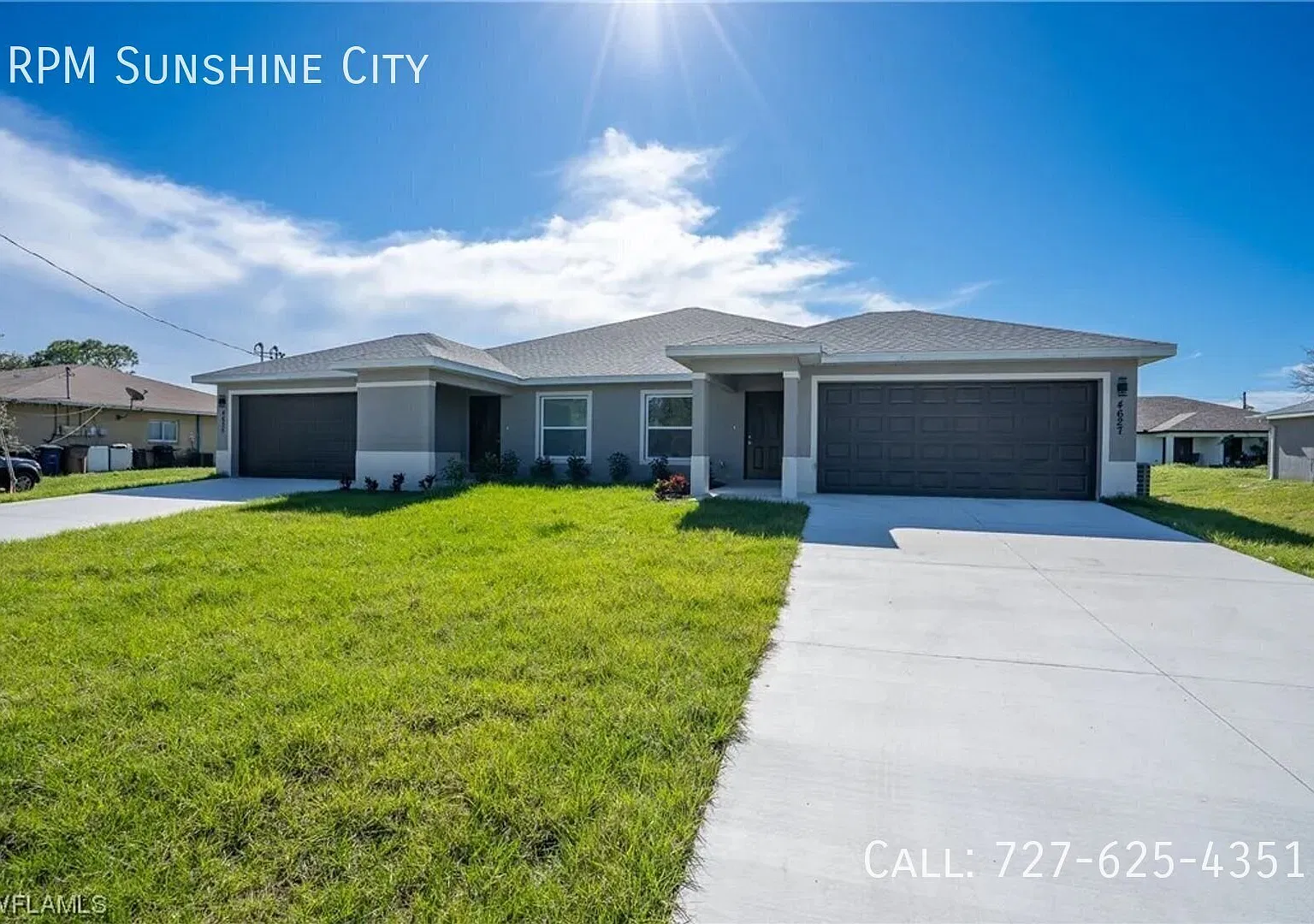 Newer Construction Duplex in Lehigh Acres 2 Bed / 2 Bath with Attached Garage — Photo 1