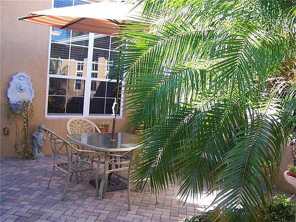 Lovely courtyard entryway
