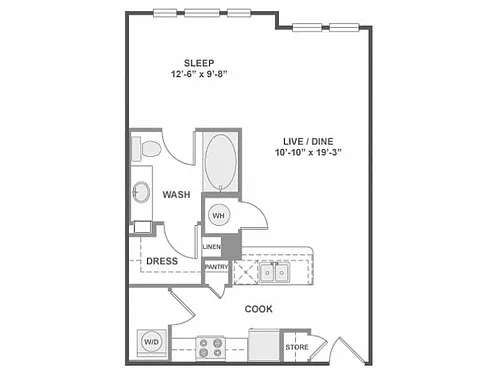 Floor plan E1