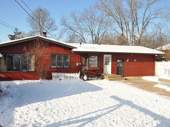 Back View of house in MN winter