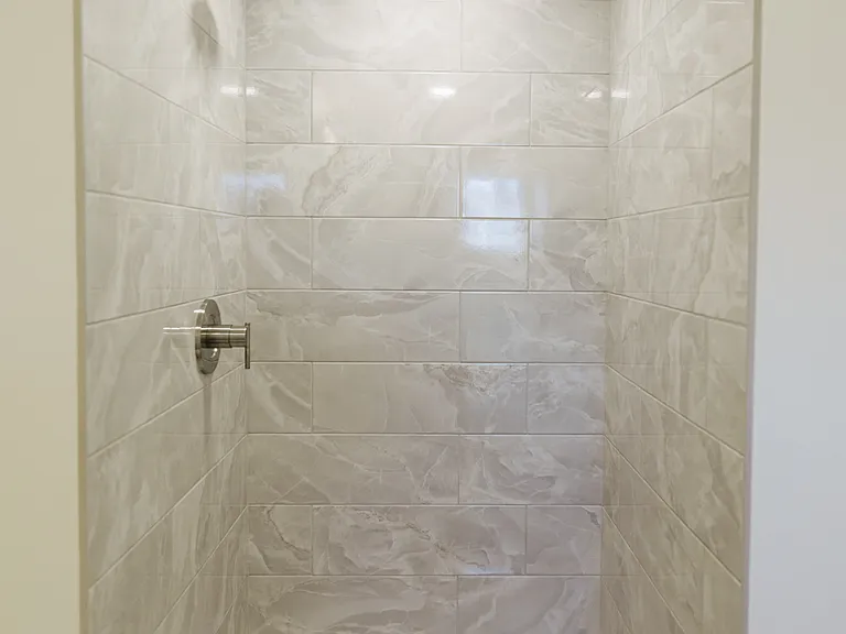 Brand new shower.
