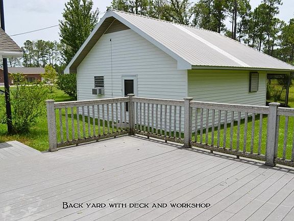 deck and large workshop