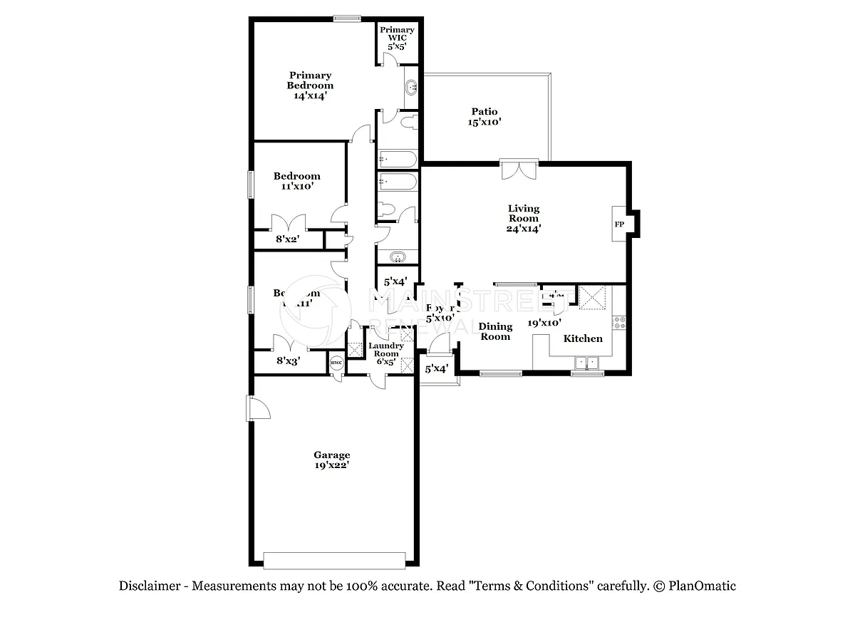 Floor Plan - 9840 Willow Wind Dr