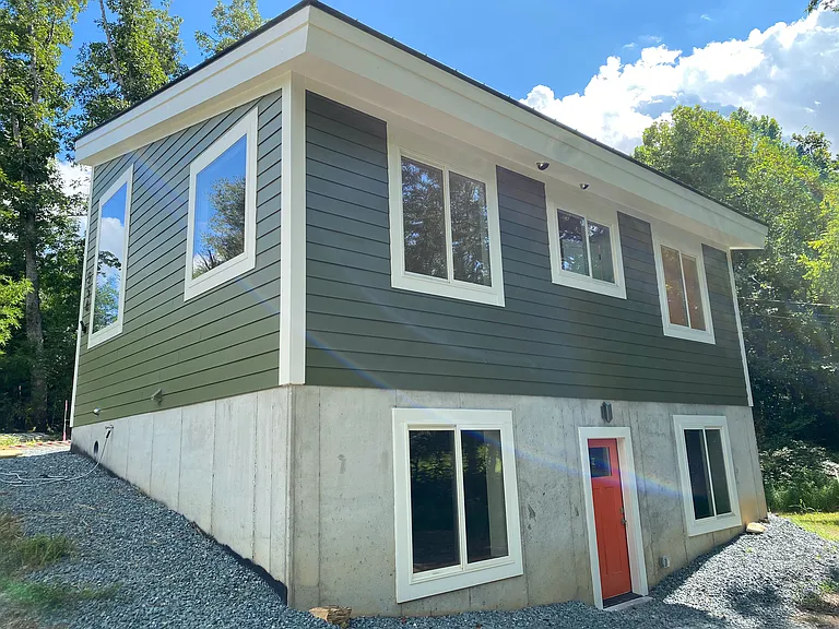 back view with back door.