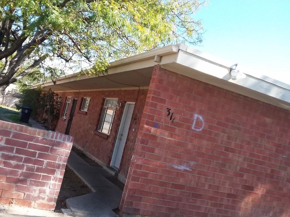 front of complex