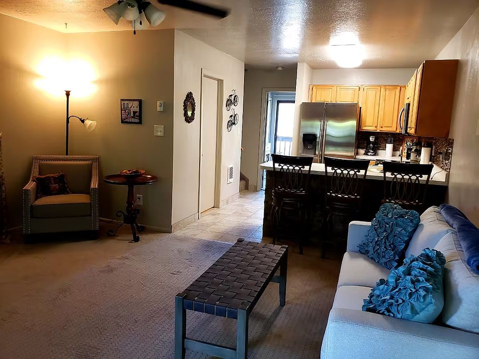 Looking into kitchen