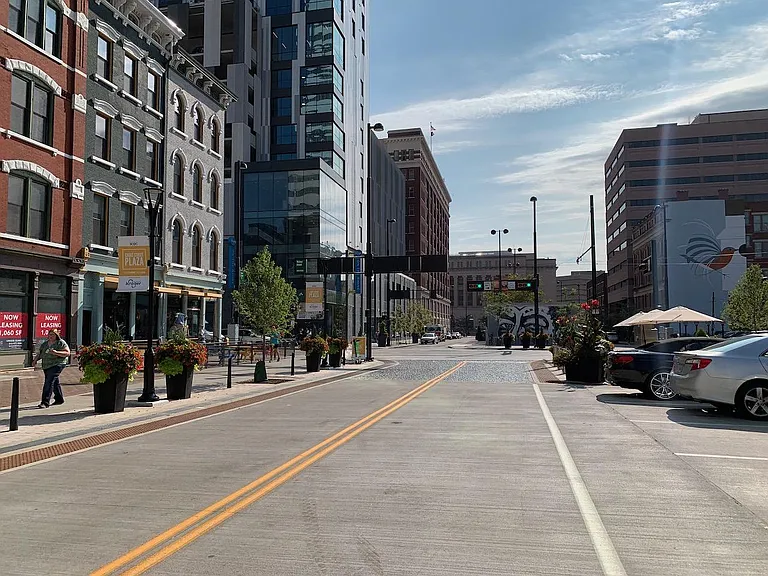 Court Street looking toward the Court building