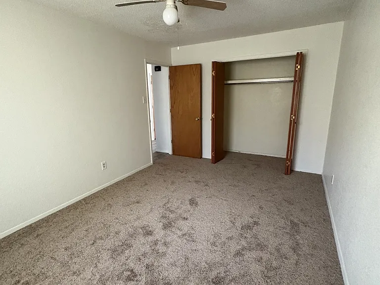 Bedroom #1 with closet view