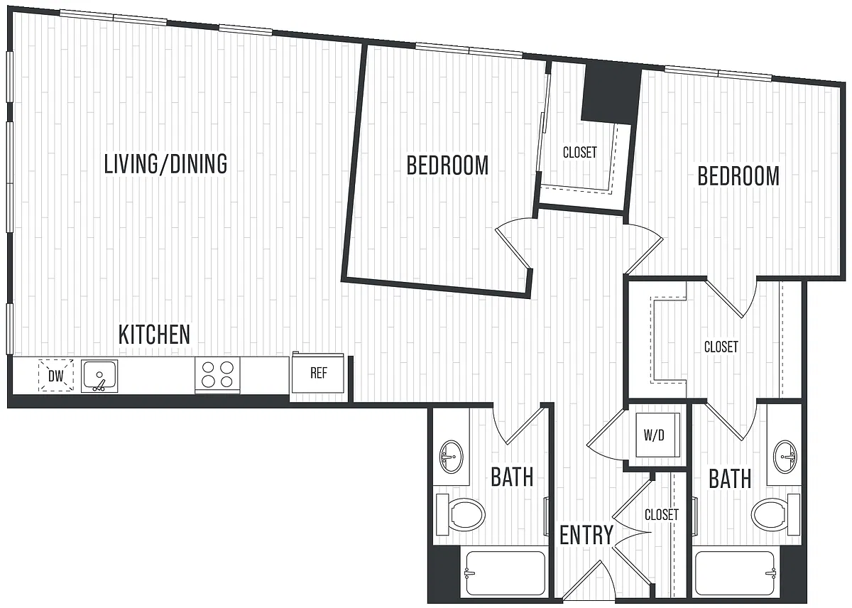 Floor plan 2J