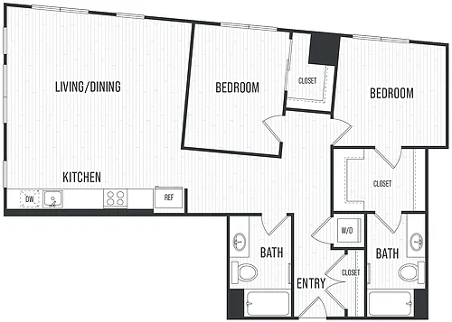 Floor plan 2J