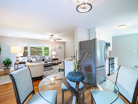 Kitchen, Dining & Living Rooms