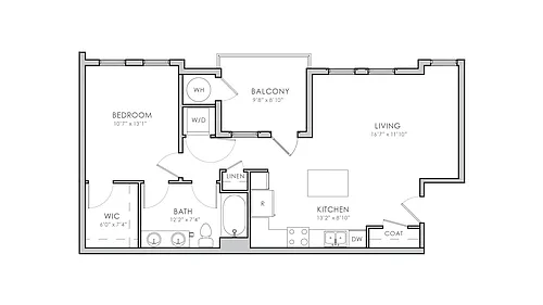 Floor plan A13