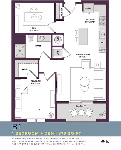 Floor plan B1