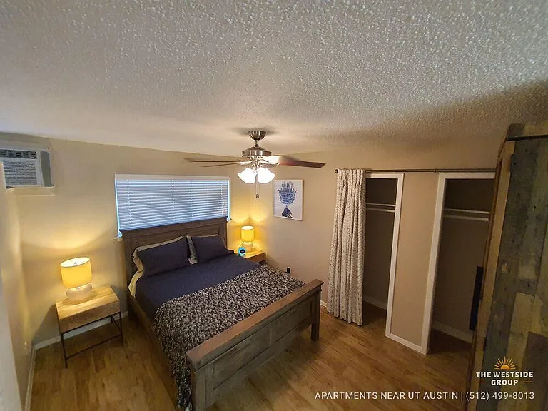Spacious bedroom closets