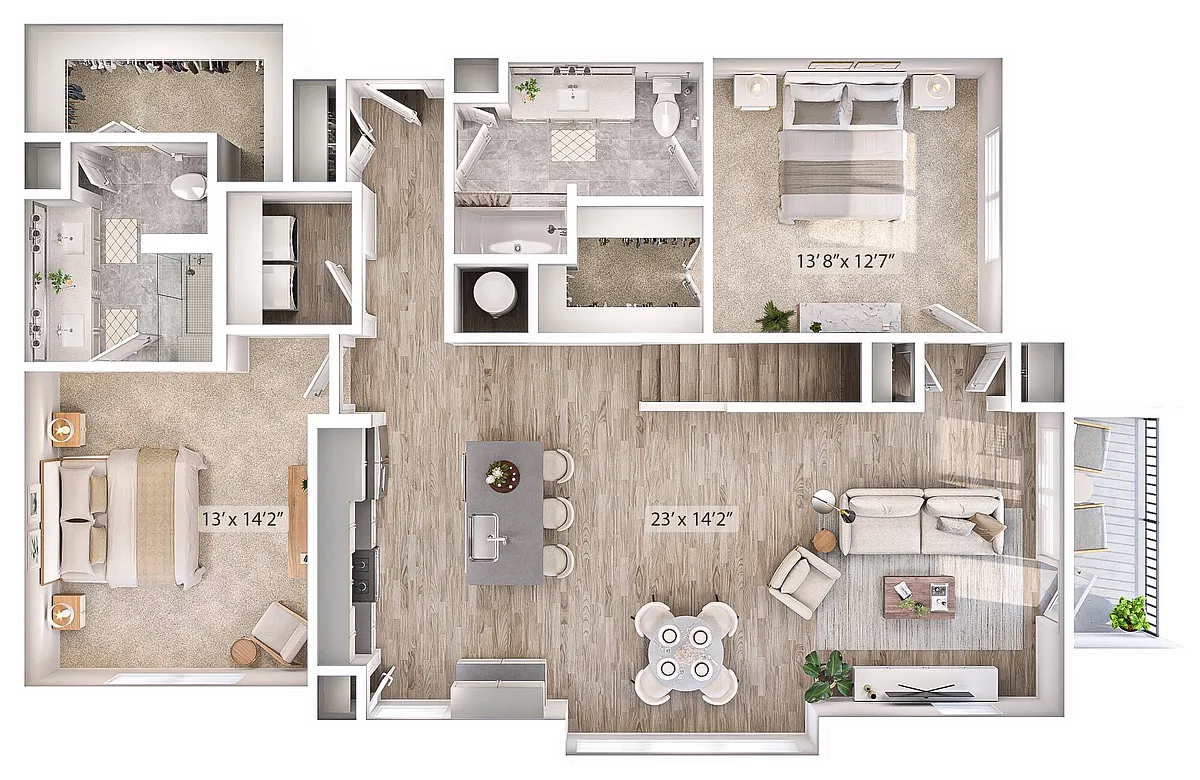 Floor plan C1