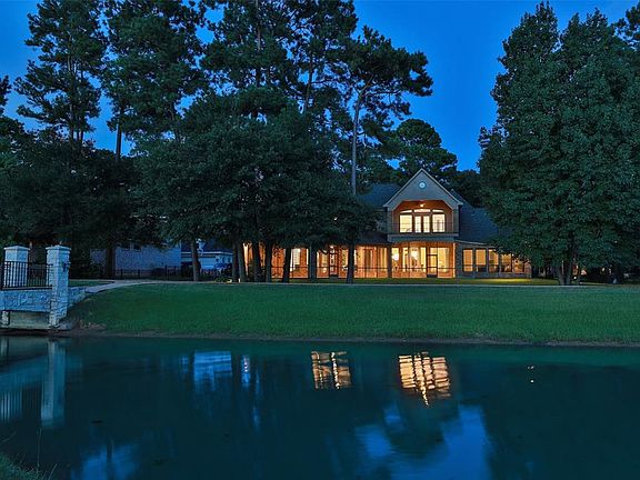 Gorgeous custom home situated on just under an acre of lakefront property.