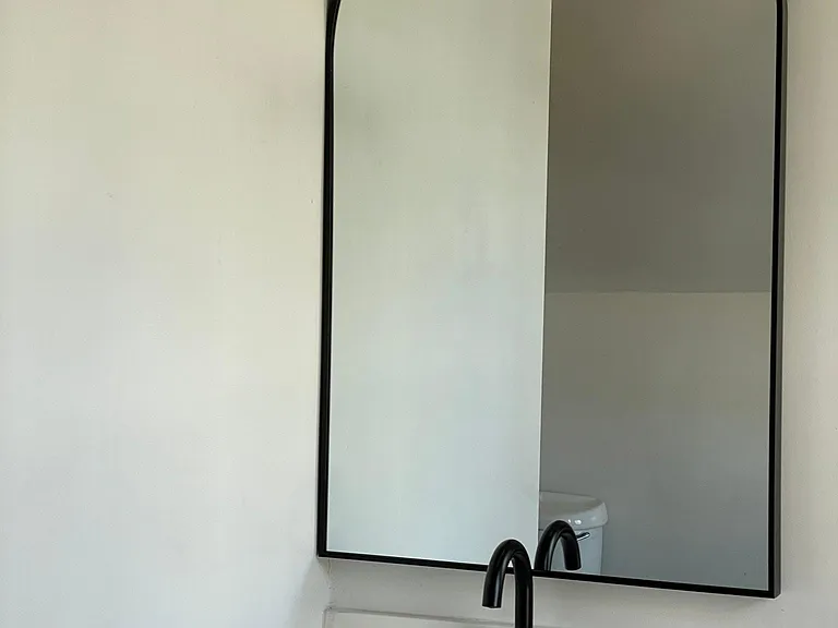 New faucet + mirror