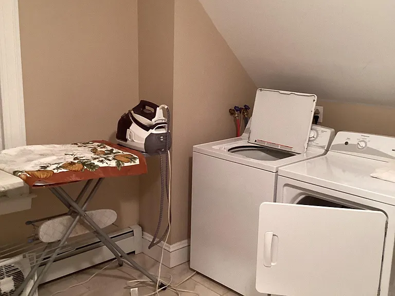 This is the shared laundry room