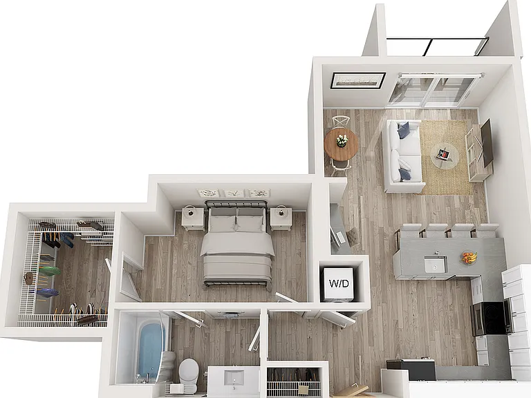 Plan A13 | 1BR/1BA