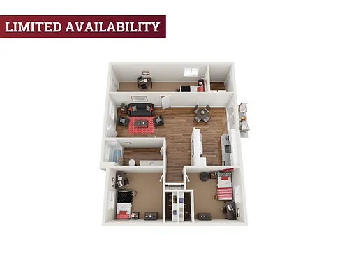 Floor plan 3x1 House - Apartments