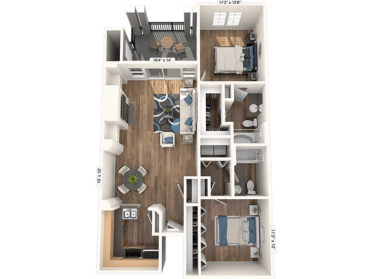 Floor plan Toulon
